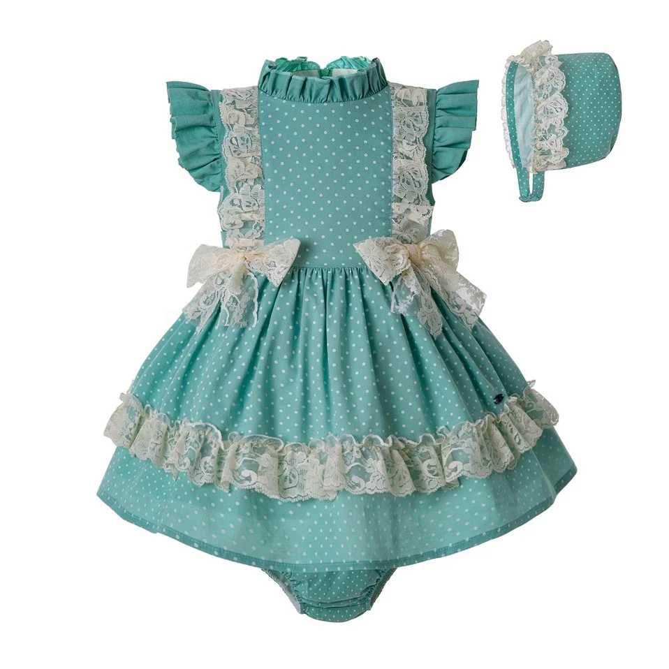 

Pettigirl Toddler Girl Dresses PP Pants And Bandband Girls Green Dress