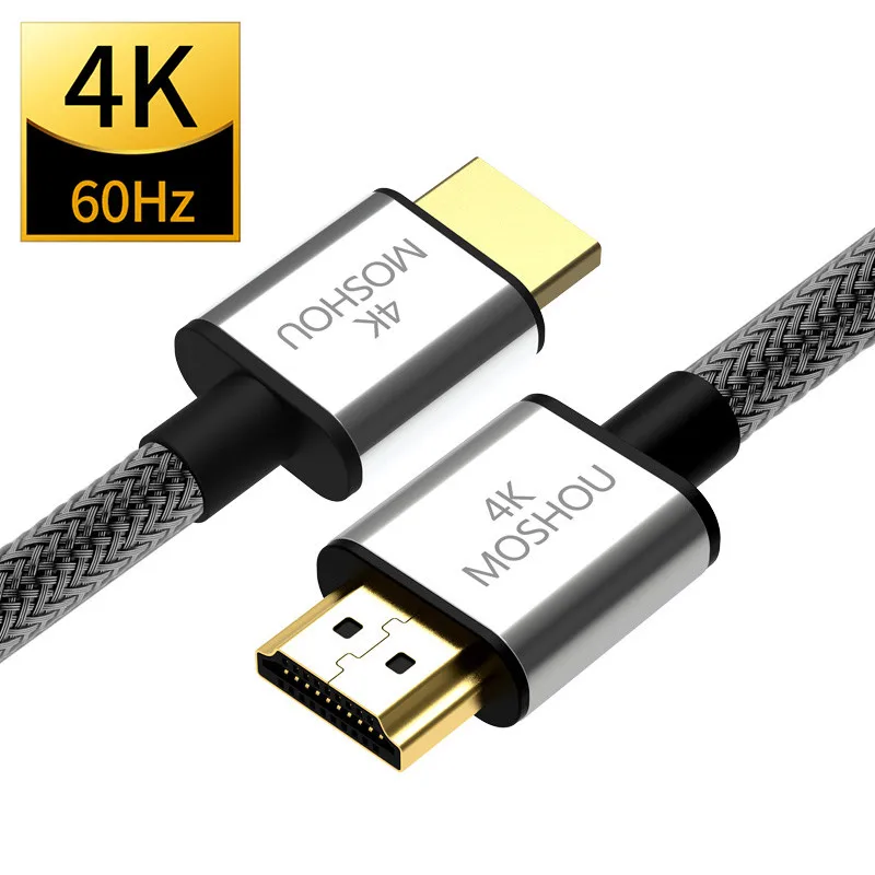 

MOSHOU 4K cable 18 Gbit/s with Ethernet HD 2.0 60 Hz Video 4k UHD 2160p 3D ARC HDR CEC Projector Amplifier