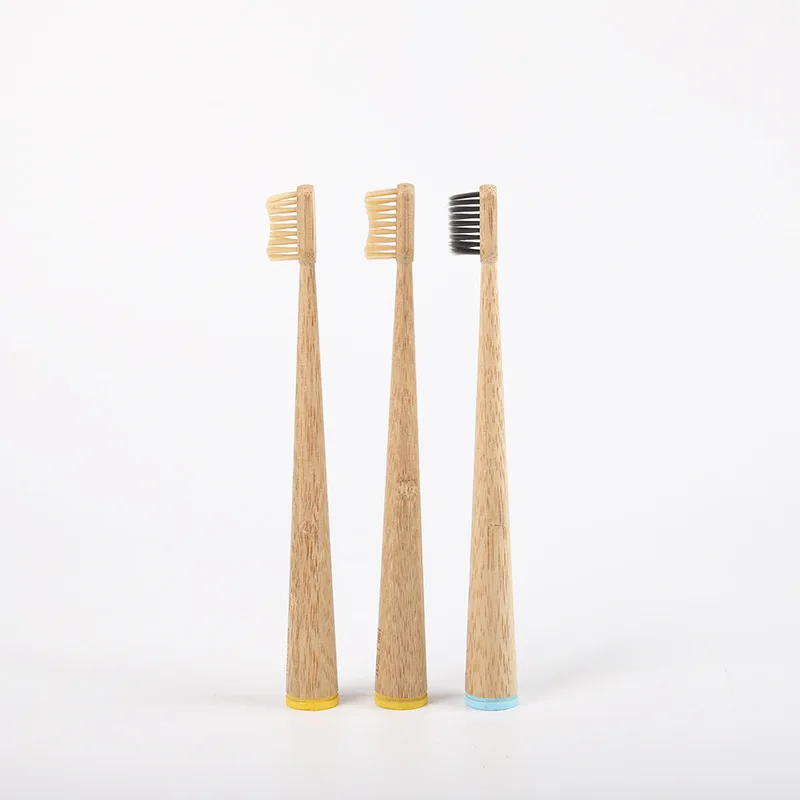 Triangle round handle Soft Bristles  eco-friendly  Bamboo Toothbrush