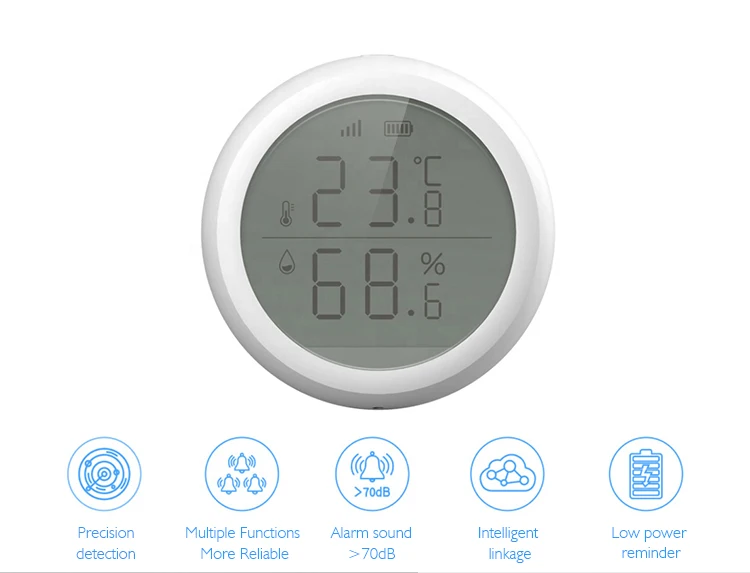 Real Time Monitoring Humidity Temperature Smart Wireless Sensor Testing Meters For Smart Home - ANKUX.COM