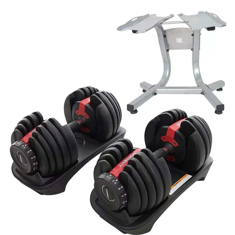 

2021 Fitness Equipment Hot Sale 24KG 40KG Adjustable Dumbbell For Weight Lifting