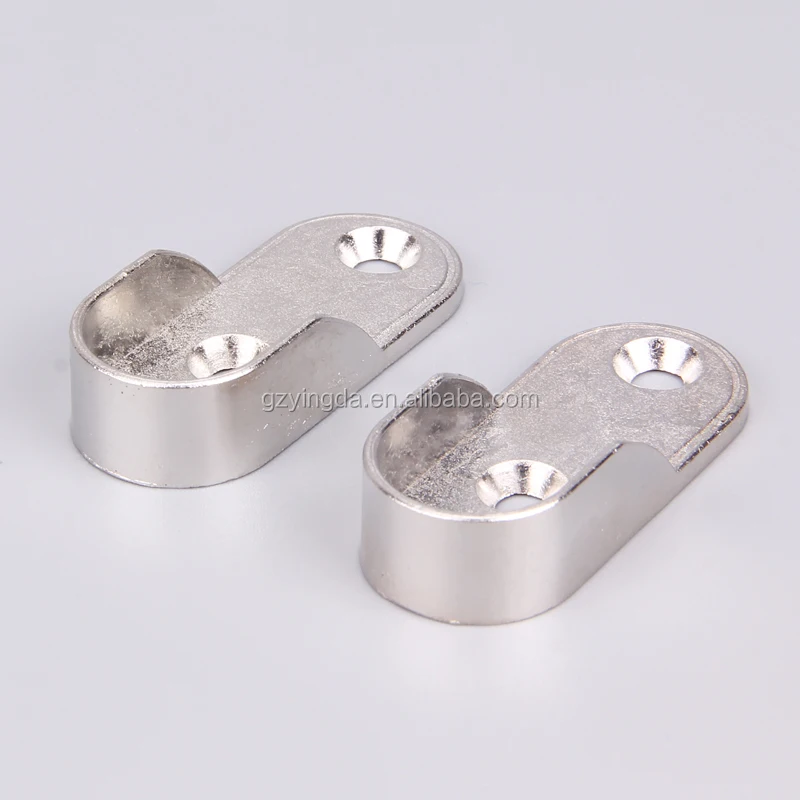 Çinko Alaşım Dolap Raylı Destek/dolap Askı Aparatı/giyim Askı Braketi