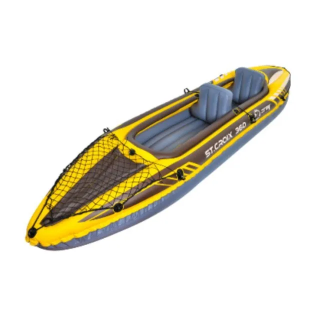 

Wholesale PVC and Polyester Inflatable Kayak 2 Person Boat Inflatable Rowing Boats Kayak Fishing, Customized color