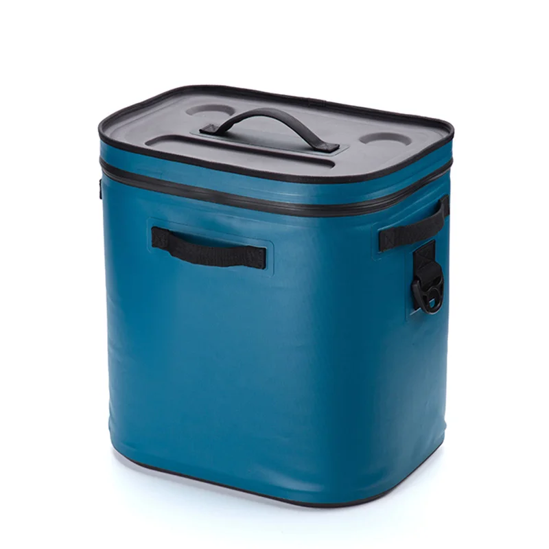 

wholesale reusable soft lunch insulated square soft cooler bag sided maroon, Color can be customized