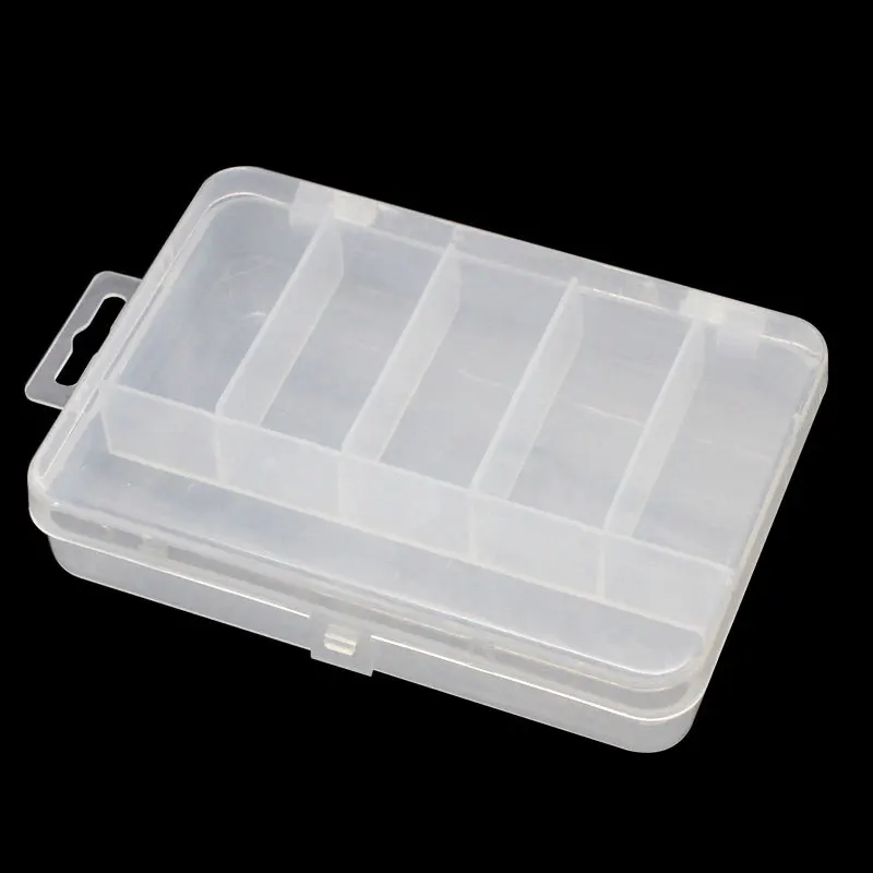 

6 Parts Simple Fishing Accessories Lure Hook Storage Boxes Plastic Fishing Lure Box