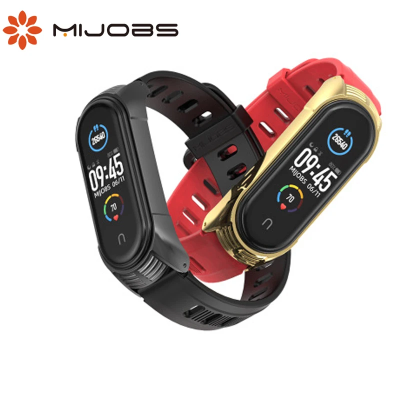 

NFC Global Version Mi Band 5 Strap Bracelet For Xiaomi Mi Band 5 Mi Band 6 TF Strap Silicone Bracelets