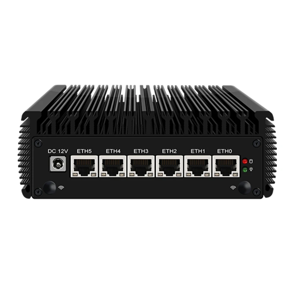 

6*In-tel i225 2.5G pfSense Firewall Router Cele-ron J4125 Quad Core Nics Fanless Mini PC OPNsense Openwrt