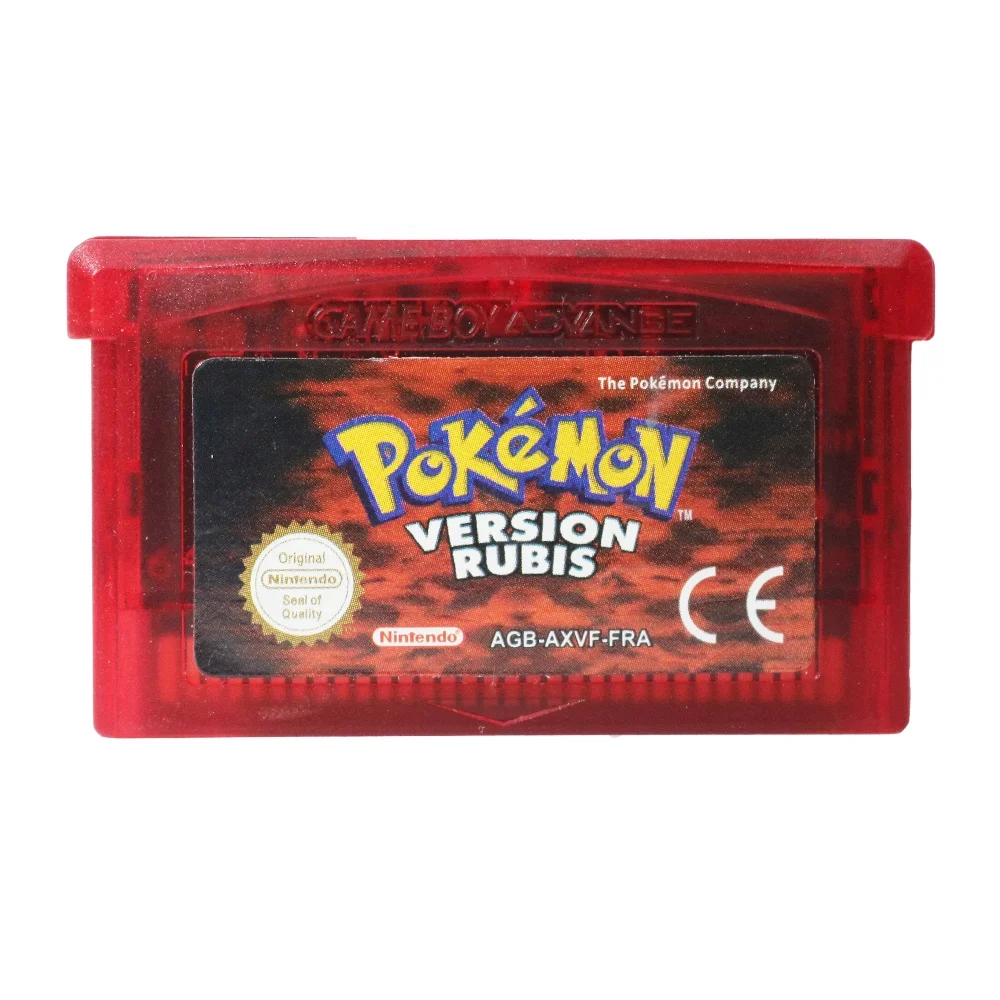 

FRA Version Pokemon Ruby Version Good quality video Cards For Nintendo Game Boy Advance Pokemon Game GBA