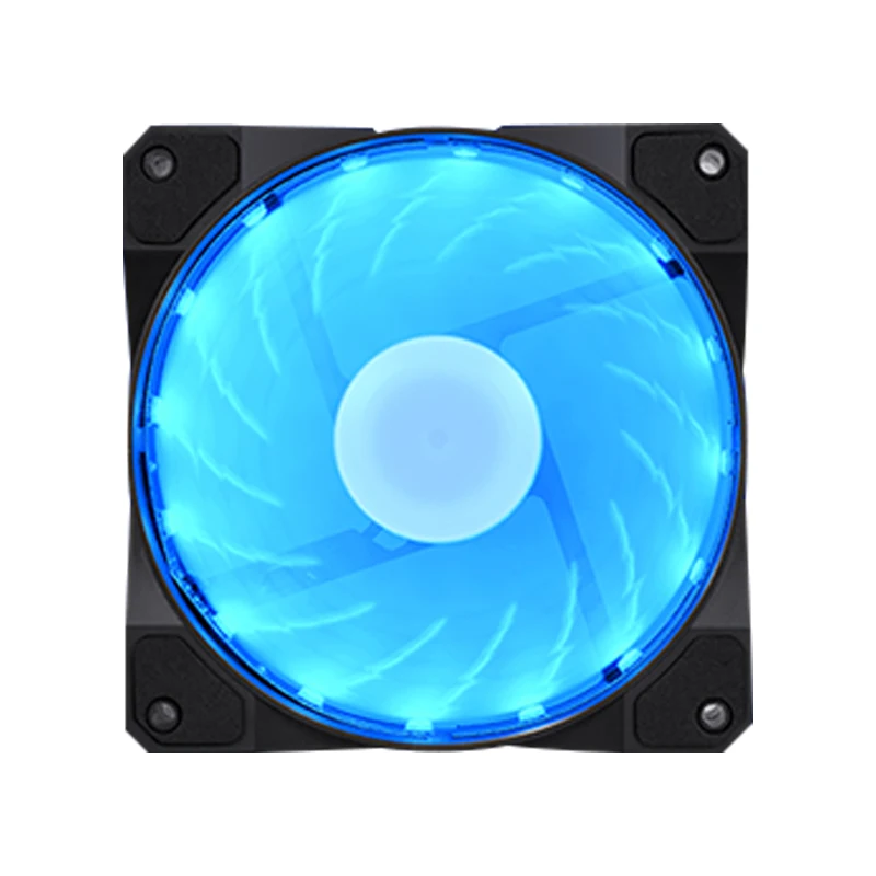 

12025 Deep Cool Computer CPU Cooler 120mm Cooling Fan 15 LED Lamp Light Molex Fan For PC Case, Blue colorful led light