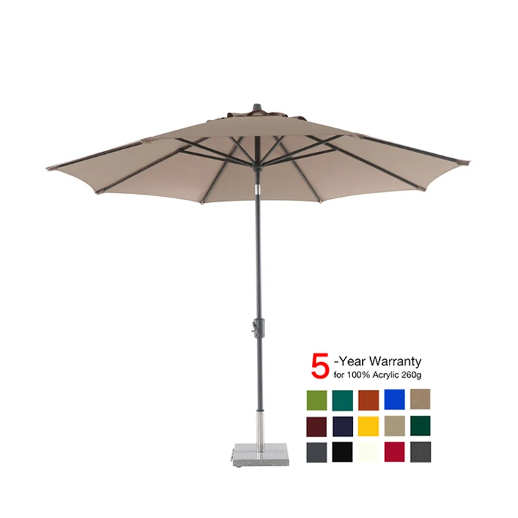 

Garden Patio Restaurant Cafe Hotel 10Ft Bar Umbrella Outdoor Shade Umbrellas