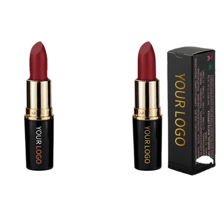 

14 Colors Vendor Manufacturer Round Tube Velvet Lipsticks Logo Customize Brand Nude Vegan Matte painless lipstick, Multi-colors