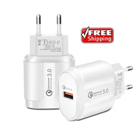 

QC3.0 Fast Charge Single Usb Port Wall Charger , 18W Fast Charge 3.0 Travel Adapter For Free Shipping
