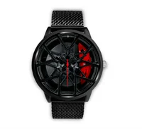

Wholesale Custom Logo Watch Printing Rim Men Wrist Watch OEM Car Wheel hub Design Watch Relojes Hombre