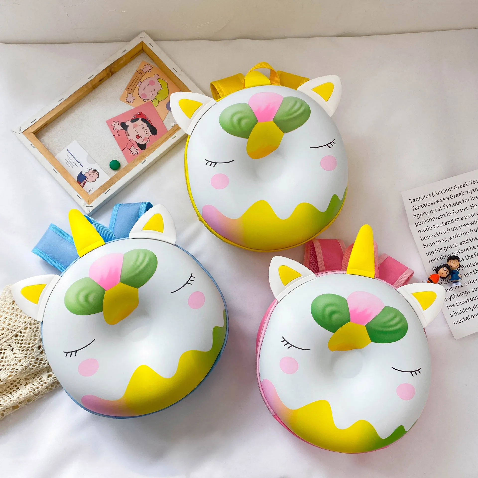 

Fantastic Designer Korea Kid Fashion Children Shoulder Bag Pressure Film Bag Kid Backpack For Kid