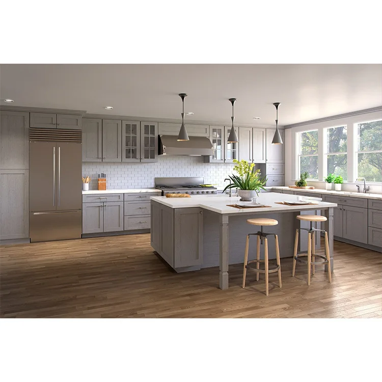 
Luxury Kitchen Island Design Furniture Wooden Kitchen Cabinet Sheet 