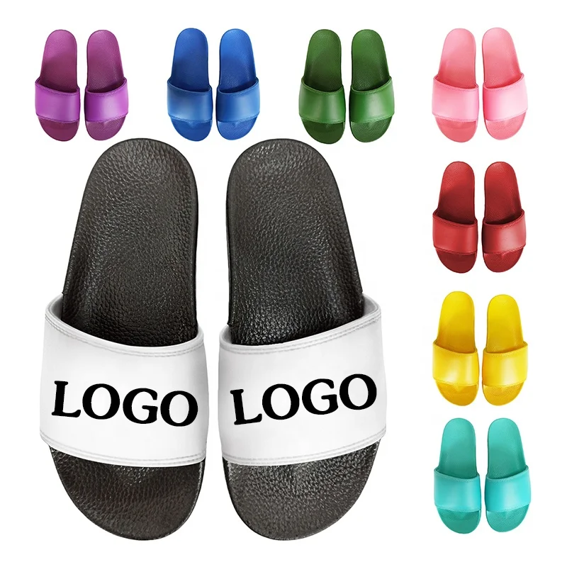 

Custom Logo Slide Sandal Wholesale,Chinese Unisex Leather House Bathroom Home Indoor Eva Rubber Slipper For Men, Can be custom
