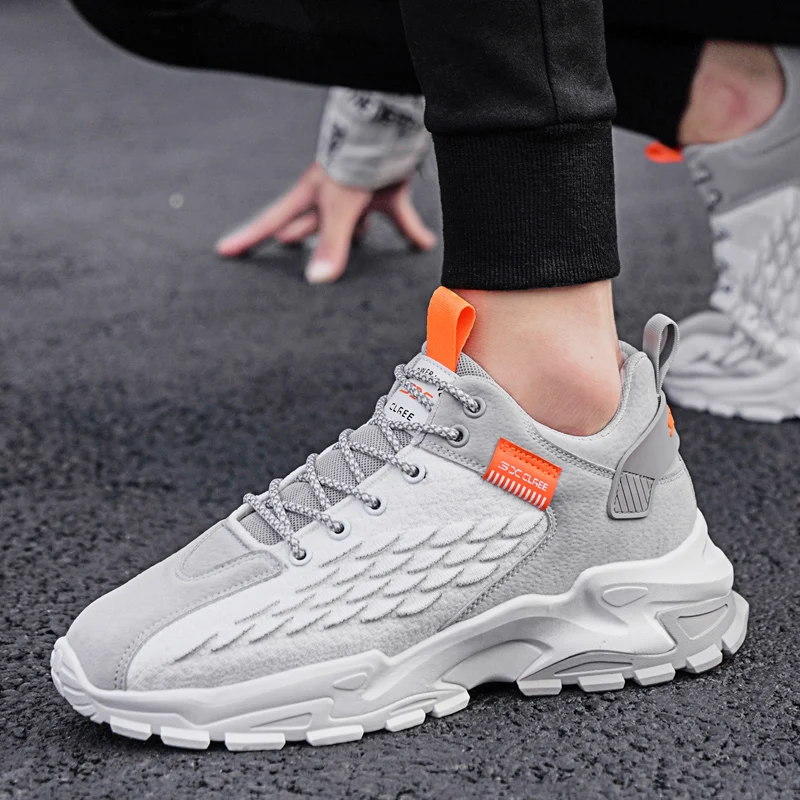 

2021New Style Hot Sale Designer Light Lace-up Flats Shoes Men Mesh Breathable Casual safety shoes male Sneakers Trainers Zapatos