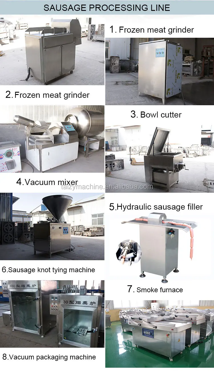 machinery making sausage hot dog sausage stuffing machine