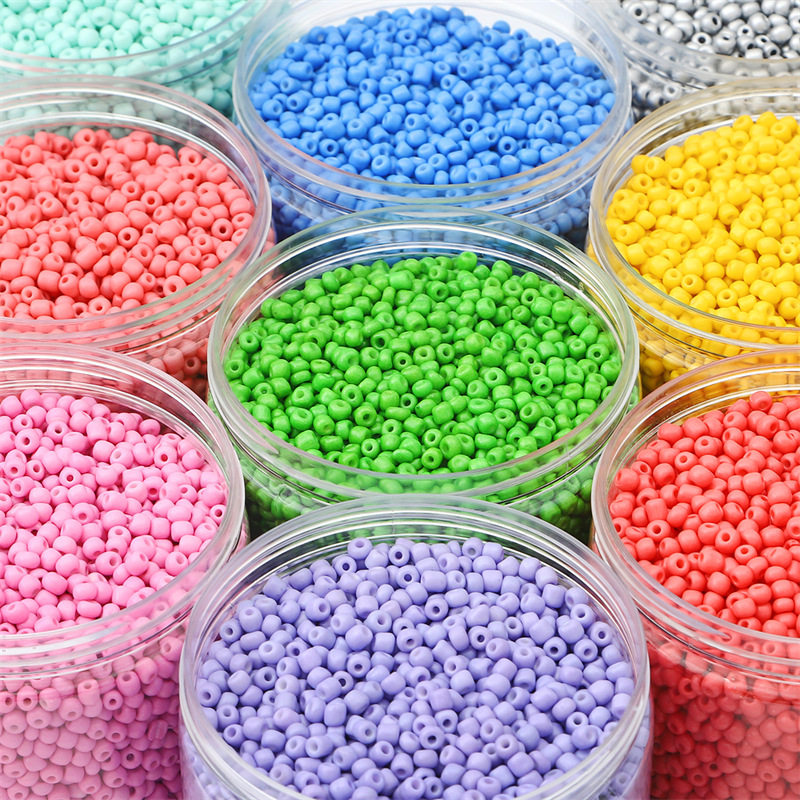 

Hot sales 450g Soild color glass Seed Beads For Jewelry Making
