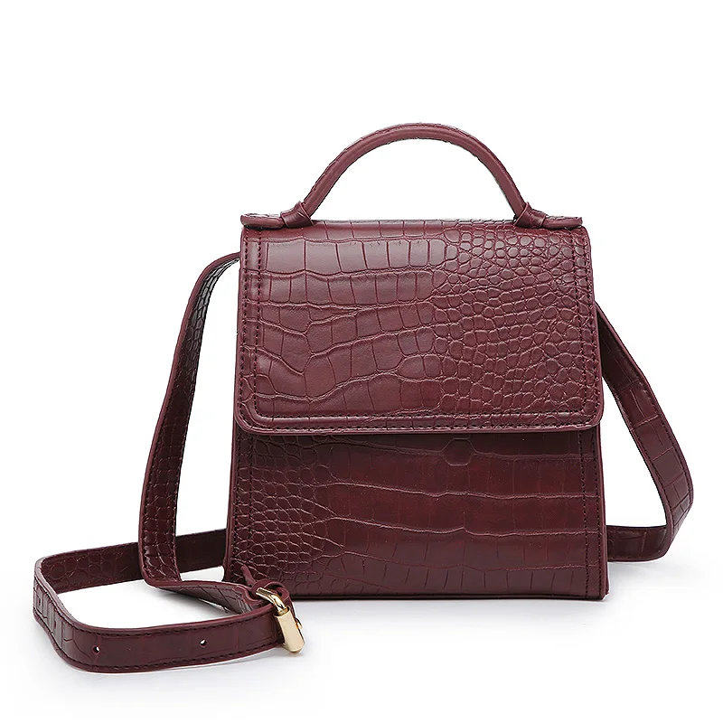 

2020 New Arrival Fashion Shoulder Crocodile Bag Pu Leather Crossbody Bags Ladies Designer Handbags