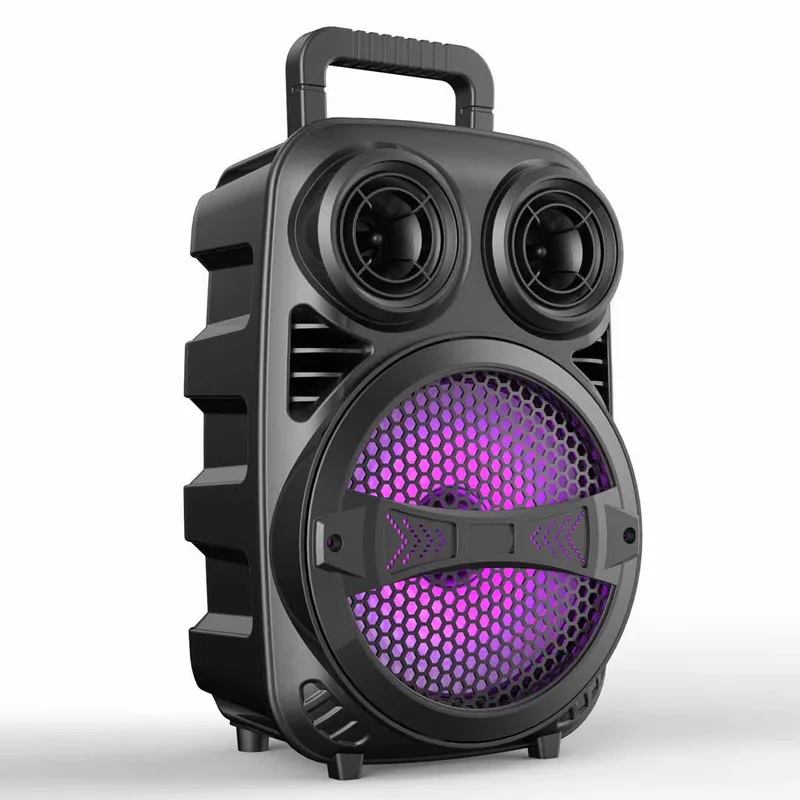 

8 inch waterproof wireless speaker home theater Portable Mp3 Karaoke Subwoofer, Black