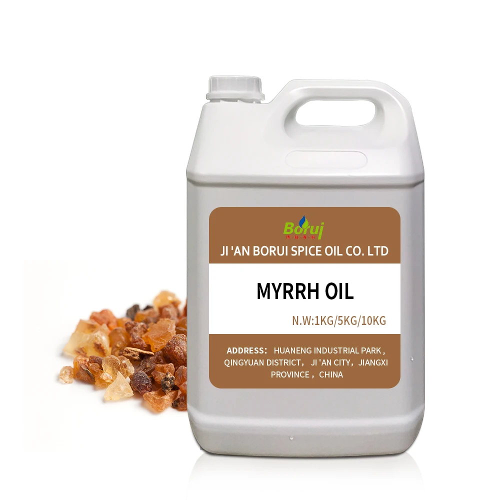 

Hot Selling Factory Sale Cosmetic Grade 100% Pure Natural Premium Myrrh Essential Oil For Massage & Body Care