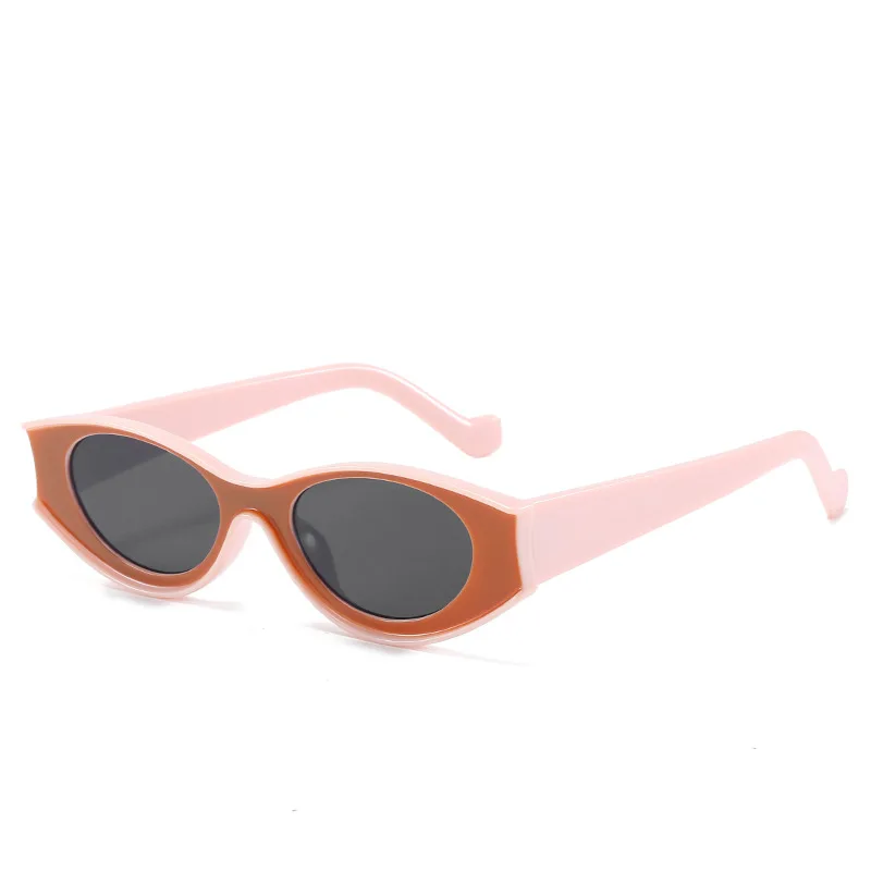 

YD eyewear newest 2021 retro Pink oval shades sunglass sun glasses, vintage small Concave uv400 sunglasses, As is or customized