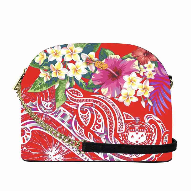 

Polynesian Printed 2021 Gold Lady Chain Shoulder Bag Designer New Sac A Crossbody Bag Messenger Bag Eco