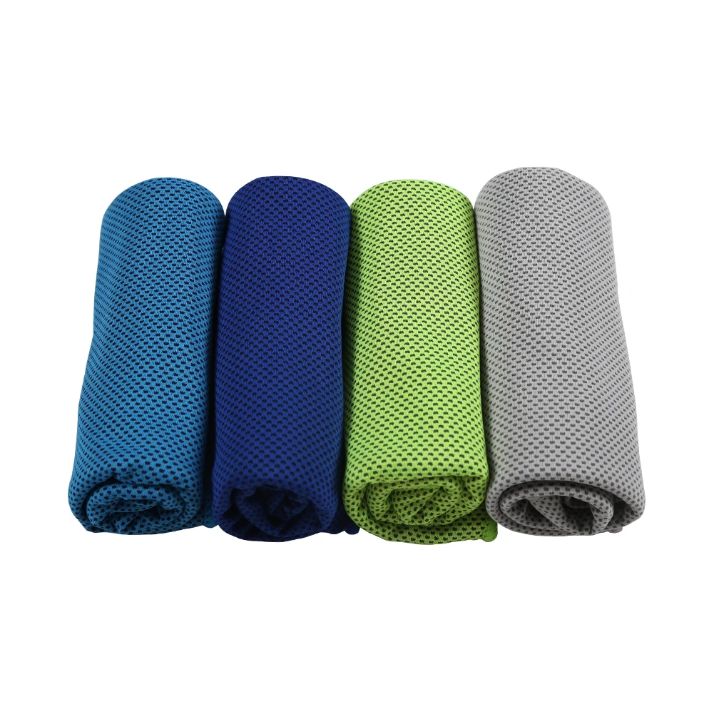 

Microfiber Ployeaster Cooling Towel With PVC bag