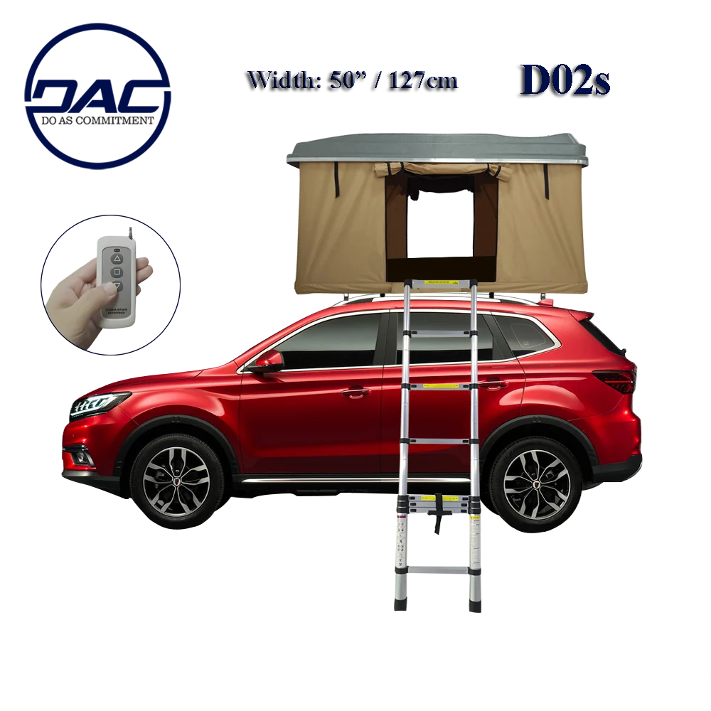 

DAC D02S roof top camping tent 4x4 offroad hard shell top tent for sale