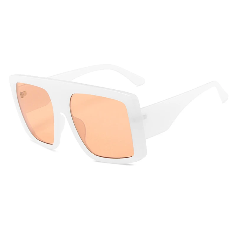 

wholesale custom logo chain thick recycled plastic sunglasses, 9 colors