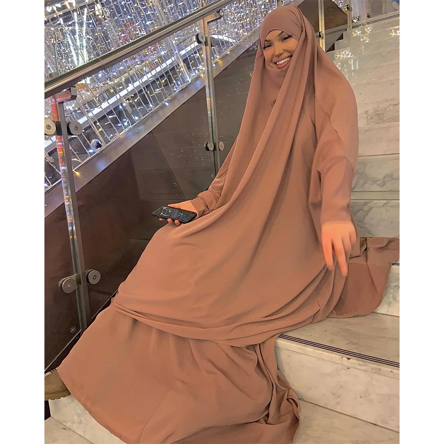 

Overhead Maxi Hijab Khimar Abaya Arab Jilbab Khimar Muslim Women Dresses Daily Wear Muslim Prayer Dress, Khaki,black,maroon,blue,green,purple,gray,pink,orange