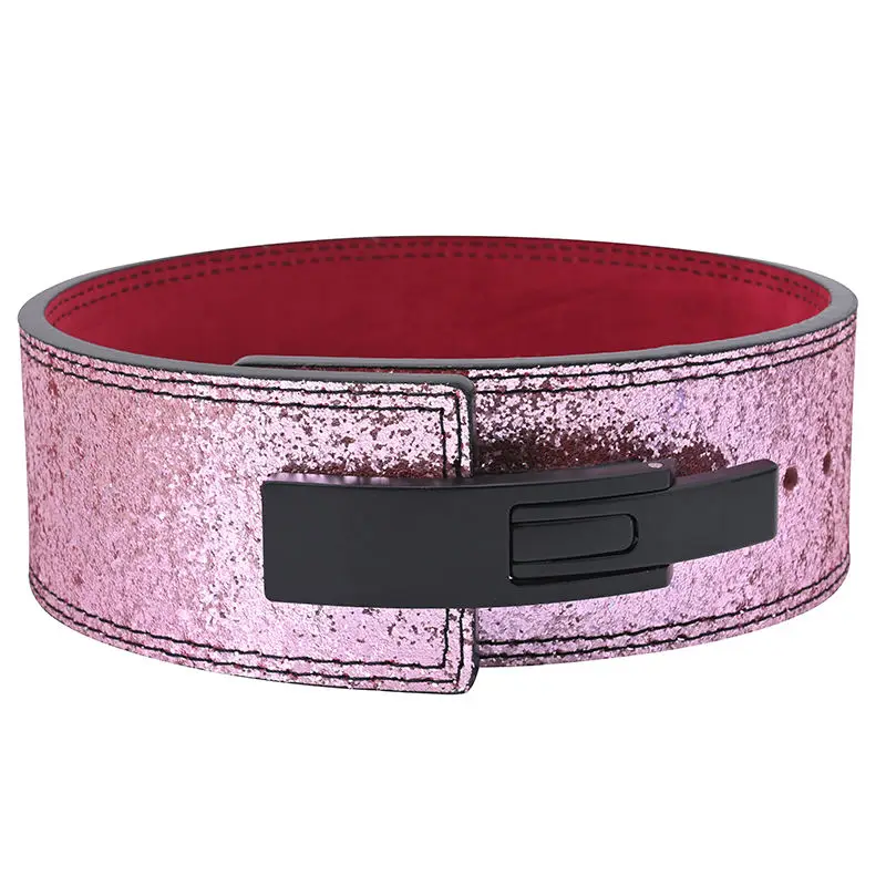 Drop Ship 10 MM Workout Professional Breathable Cowhide Weightlifting Back Waist Support Gym Weight Lifting Belt for Unisex