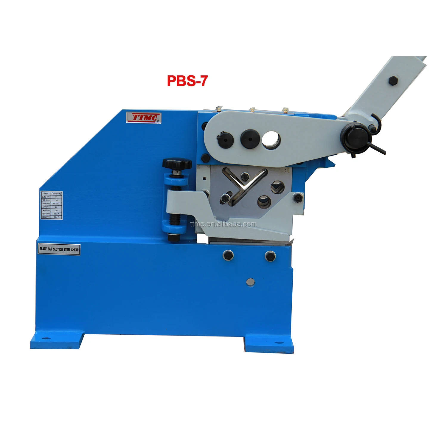 Pbs8 Ttmc Bar And Section Shear Manual Iron Worker Buy Ttmc Manual