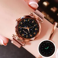 

Magnetic Starry Sky Women Wrist Watch 2019 For Ladies Top Brand Luxury Watch Rose Gold relogio feminino Female Clock reloj mujer