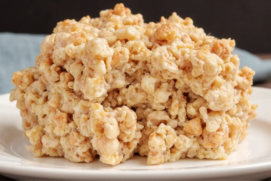 Cinnamon Toast Crunch Rice Krispie treats on parchment paper