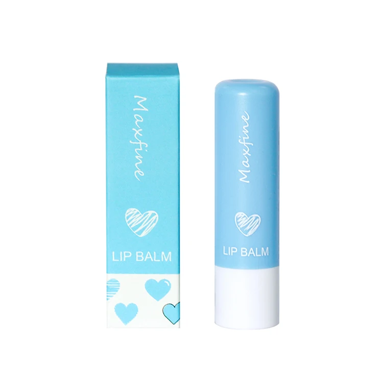 

Wholesale Price Sky Blue 4.5g Boy and Girls Lipstick Moisture Round Student Organic Lip Balm