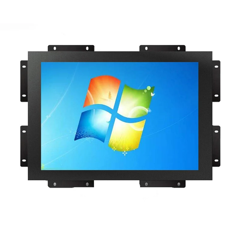

1000 nits  outdoor HD high-brightness open-frame monitor with light perception and automatic brightness adjustment, Black