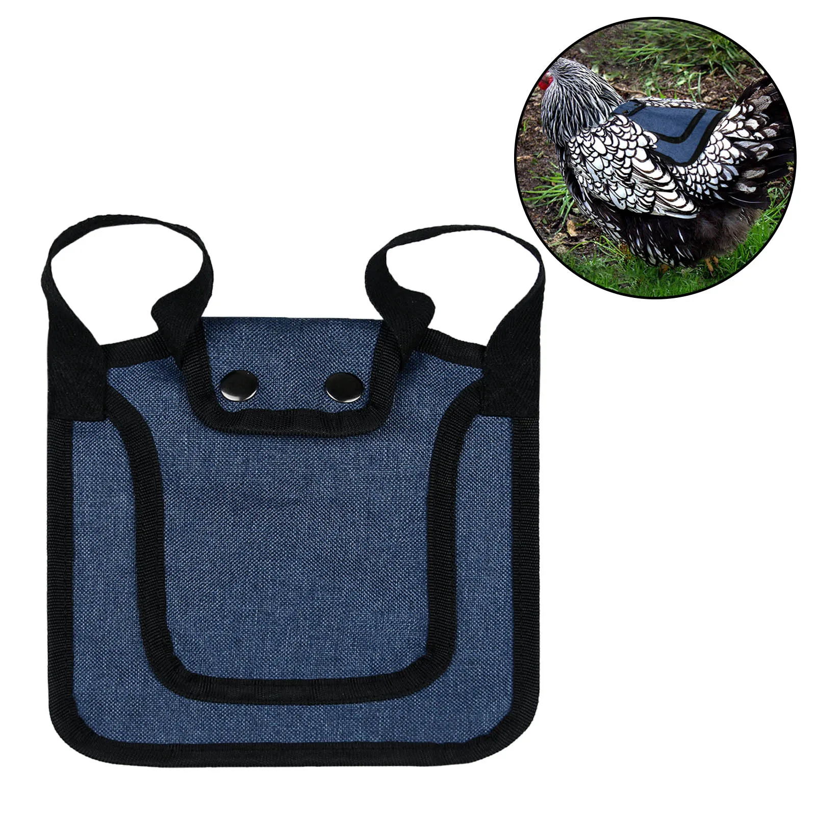 

Fyzlcion Adjustable Comfortable Straps Poultry Saver Protector Premium Chicken Hen Saddles Apron, Blue, red, purple, camo