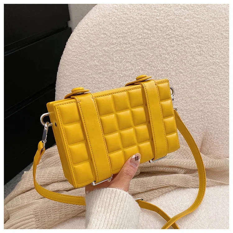 

2022 Embossing PU Design Handbags Drop Shipping Cross Shoulder Small Jelly Hand Bags Women Box Shaped Purses Mini Hot Bags