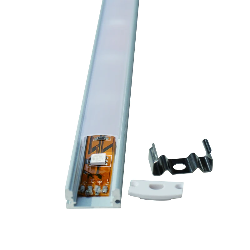 Waterproof led plastic profile diffuser for led strip lights