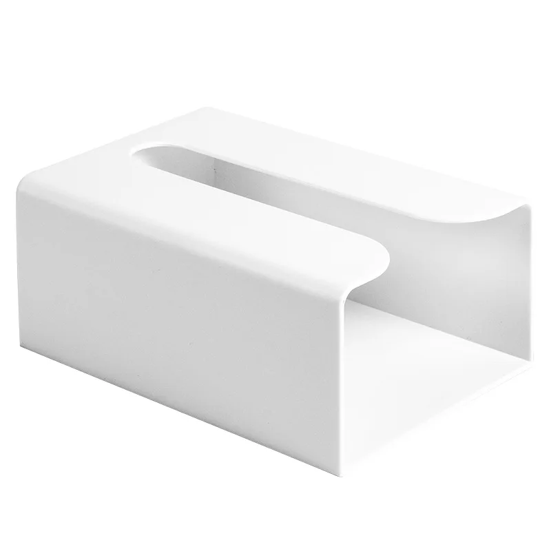 

Kitchen seamless stickers pumping box wall-mounted paper towel rack simple convenient plastic toilet tissue storage box