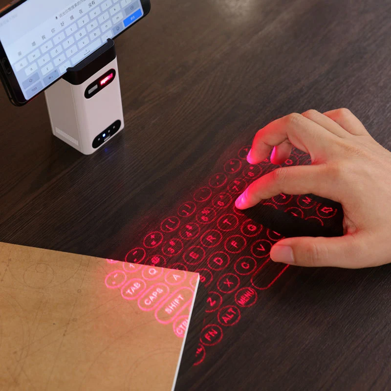 

Hot sale Portable Mini Wireless Projection Virtual Laser Keyboard