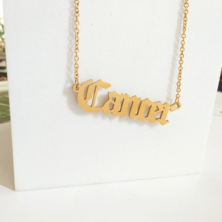 

wholesale Stainless Steel Anklet Bracelet Zodiac Anklet for Women