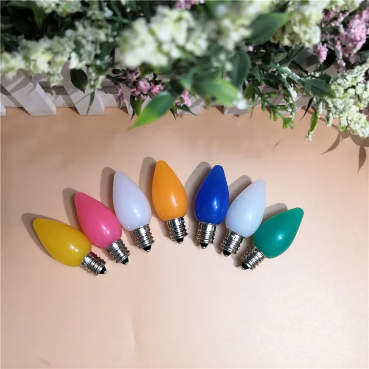 Retro C7 Christmas Light Led Bulb Frosted Smooth Buy Smooth Ceramic