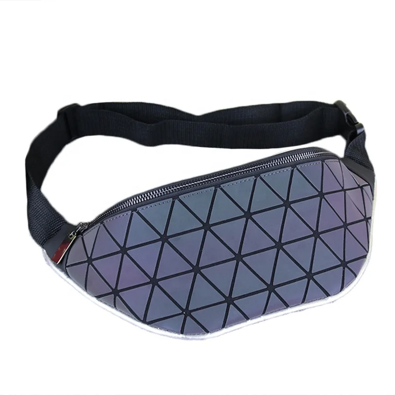 

Irregular Geometric Design Crossbody Color Change Chest Bag For Women