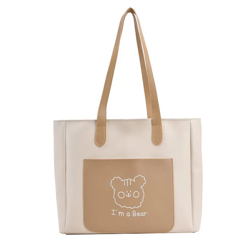 

Woman handbag Large capacity and large bag women's fashion 2021 autumn simple portable class Bag Fashion One Shoulder, Customizable