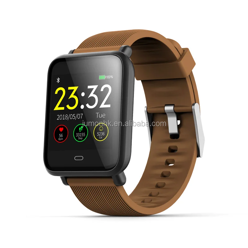 

New Q9 Smartwatch IPX67 Waterproof Sports For Android IOS With Heart Rate Monitor Blood Pressure Functions Men Women Smartwatch