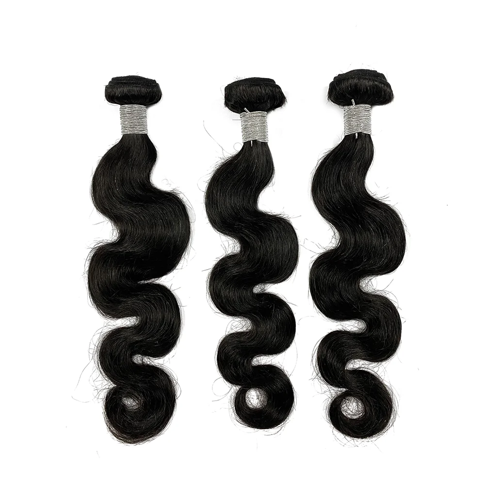 

Brazilian hair bundles Cheap Hot Sale Wholesale Virgin Human Hair Bundles with Lace Frontal