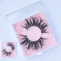 

3D mink eyelashes 25mm with private label
